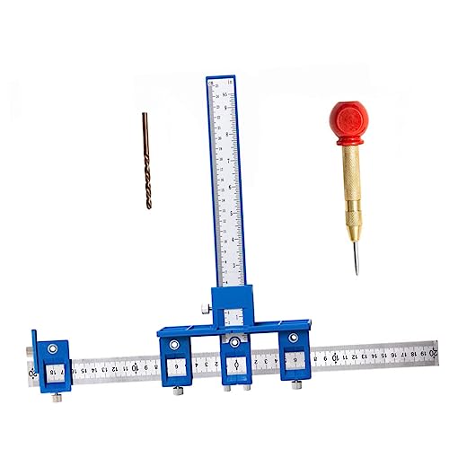 POPETPOP 1 パンチ ロケータ 調整可能なドリルガイド ドリルガイドハンドル キャビネット テンプレート..