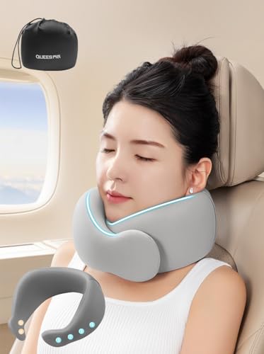 ネックピロー アップグレード コンパクト 快適さに合わせて選べる4つのサイズ 首元ボタン付き 非常に快..