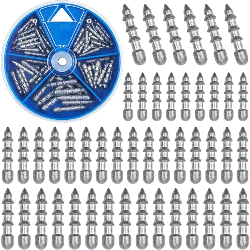 ネイルシンカー タングステン ワーム用 釣りシンカー ルアー用 70本セット 0.875g 1.15g 1.75g 3.5g