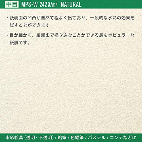 マルマン スケッチブック A4 ヴィフアール スケッチパッド 水彩紙 中目 15枚 S204VA