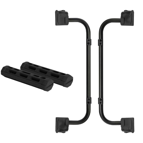 シェルフコンテナ50/25L互換 折り畳み脚 ハンドル 付き 25Lブラック