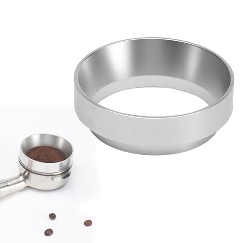 LKCCTK コーヒーグラインダーリング パウダー受けパウダーリング ステンレスのコーヒーリング 51mm 磁性アンチフライング 交換用 家庭
