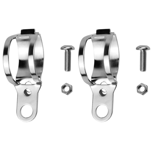 ヘッドライトステー フォーククランプ 2個セット ウインカー ステー 信号の取付金具を回 27mm〜36mm 穴あけ不要 取付簡単 汎用