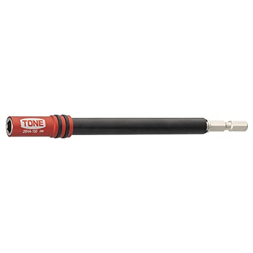 -/2BHA-150:全長:150mm/2BHA-150・Size:2BHA-150:全長:150mm・パッケージ個数:1・ビット差込6.35mm・レッド・全長:150mmワンタッチのスライド操作でビットの着脱ができるアダプタ。 6.35mmビットチャックの電動ドリルに装着して使用できます。