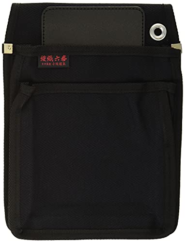 ワークタイムwork time 綾織 作業用腰袋 クロ KCN-02 BBK