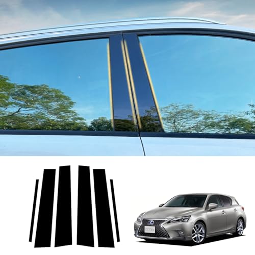 YiluGS レクサス に適用 CT200 CT200h ZWA10 ピラーガーニッシュ（2011年1月-2022年11月） 専用設計 Bピラー