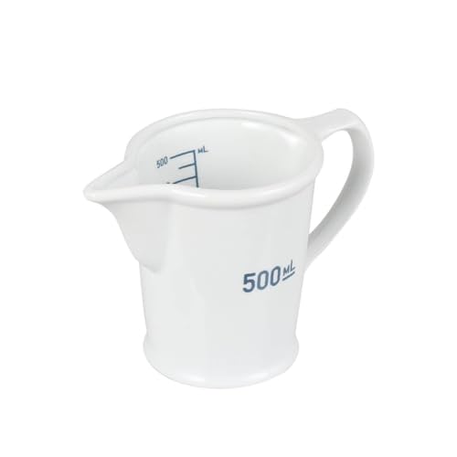 Kitchen Scales - ダルトンDulton 計量カップ 500ml 磁器 耐熱 食洗機対応 オーブン可 高さ12.5cm 幅18.5cm 奥行10.5cm M-066