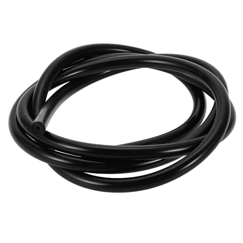 Hihaha シリコンバキュームチューブホース 自動車用バキュームライン 高温対応 5ft 1/16 2mm 内径 3.5mm 厚さ 1本 ブラ