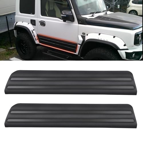 WALKEY サイドシルガード ジムニー 適用 サイドリップ JB64 シエラ JB74 専用 サイドドアパネル ABS製 ドアロアガーニッシュ