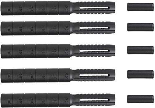 UnderFit ゴルフクラブ ユニバーサル シャフト エキステンダー シャフト延長 5本入