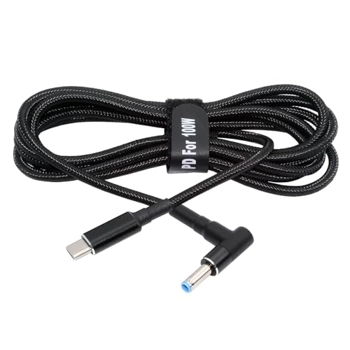 Cablecc USB-C 100W 20V入力からDC 4.5*3.0mm PD電源 65W出力充電ケーブル QC PD Type-C対応 H