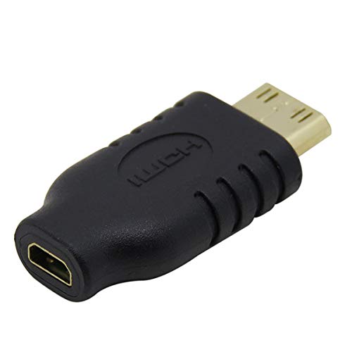 JSER Xiwai タイプD Micro HDMIソケットメス-Type-C Mini HDMI 1.4オス変換アダプター