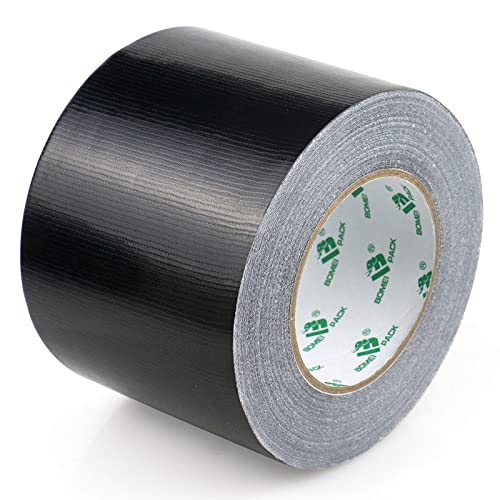 -/幅100mm x 長さ50m x 厚さ190マイクロメートル/-・幅 100 mm の黒色ダクトテープ: 48 mm より幅が広く、ベアリングのシールプロセスを迅速かつ効率的に実行するのに役立ちます。・耐久性 ? 黒いテープは手で簡単に切れ、防水性があり、屋内、庭園、温室、その他の屋外エリアでも耐紫外線性があります。・持続力: Bomei Pack ダクト シーリング テープ ロールは強力な保持力を持ち、製品を長時間接続し、緩みません。・最強の粘着力: 厚さ190ミクロンのアーマーテープは十分な強度と耐久性があります。 貼り付きも良く、マスキングテープとしても最適です。・耐候性 ? 防水テープは、悪天候に対する高い耐性が特徴です。 タンクテープは内側と外側の両方に使用してください。