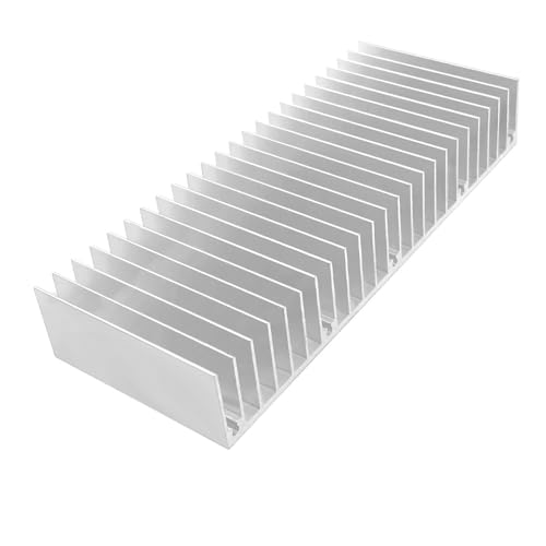 Awxlumv ヒートシンク 大型 高コスパ60mm × 150mm × 25mm パワーアンプ用 脱熱 60mm×150mm×25mm 冷却