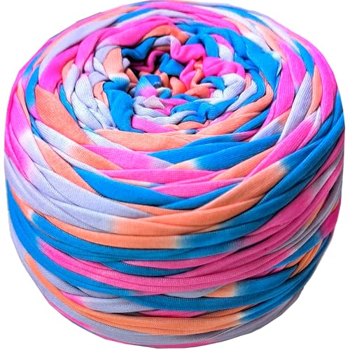乐天商城 - Tシャツヤーン 285g 約 100m毛糸 コットン マクラメヤーン編み物糸 T-SHIRT YARN コットン毛糸 DIY かぎ針編みバッグ