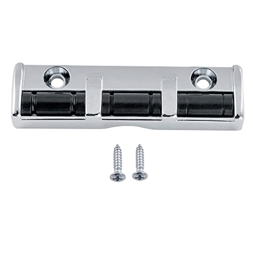 クローム/-/-・Color:クローム・パッケージ個数:1・6弦ストラトキャスターなどのエレキギターに適合・幅: 43mm、E to E: 34mm、ネジ穴間: 27.5mm・ローラー・ナットは、チューニングの不安定さの原因となる弦の引きずりや摩擦を軽減し、ギターのチューニングをより良く保ち、弦を長持ちさせます。・高品質なスチール製で、耐久性、耐腐食性に優れています。ナットの取り付けには、基本的な作業が必要になる場合があります。ナットの取り付けに必要な工具や経験がない場合は、プロのギター技術者に依頼することをお勧めします。・パッケージ内容: 1個ローラー ナット、2個取り付けネジ