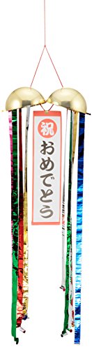 若松屋 パーティーグッズ 金のくすだま無地垂れ幕1枚付 7610