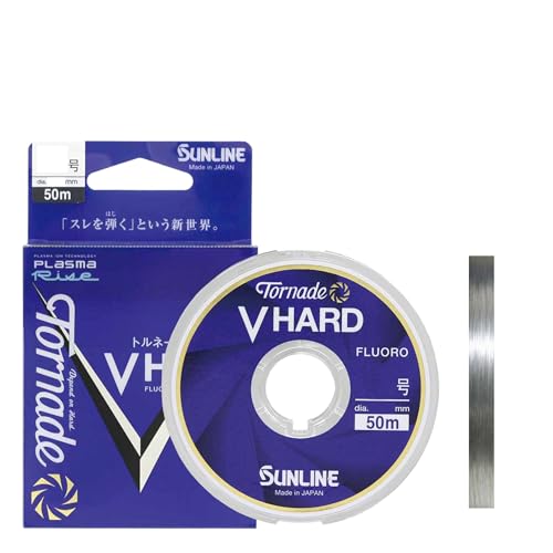 サンラインSUNLINE トルネードVハード 50m巻単品 1.75号 ナチュラルクリア