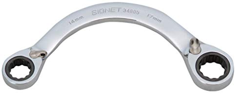 シグネット ハーフムーンリバーシブルギアレンチ 10X12MM 34803