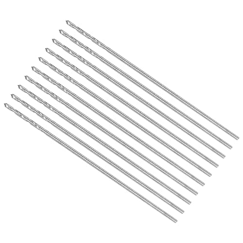 CoCud マイクロドリルビット 0.4 mmドリル径 20 mm全長 6542ハイス鋼 完全研磨ツイストドリルビット 銅..