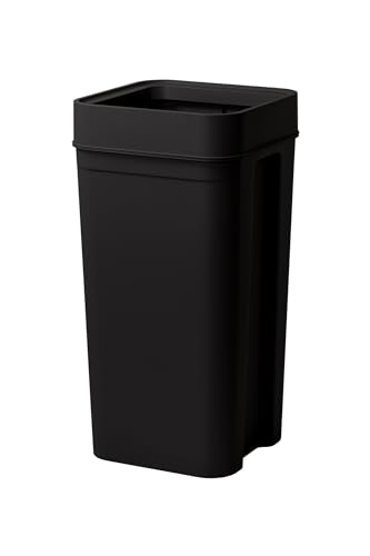 ライクイット like-it フタなしゴミ箱 2分別可能 袋が見えない キッチン オフィス おしゃれ 約45L 日本製 マルチパーパスビン ブラ