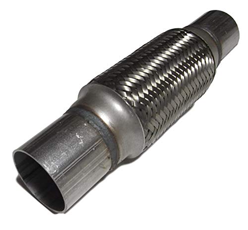 Bike Likerフレキシブル パイプ ジャバラ マフラー ステンレス 55×255mm