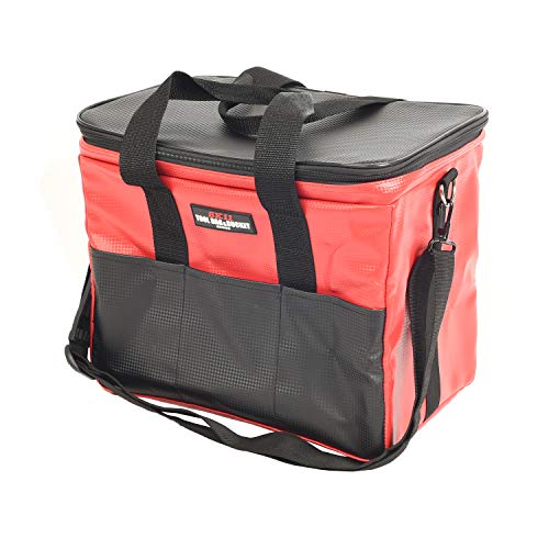 SK11エスケー11 角型スタンドバッグDX レッド ツールバッグ 釣り キャンプ SKB-PDX-RD