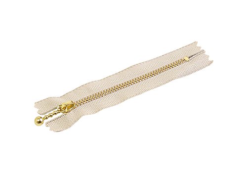 Fasteners - Y.K.K 玉付ファスナー 18cm 10本入 ベージュ 3G18-572