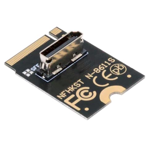chenyang Oculink SFF-8612 SFF-8611 to PCI-E 4.0 NVME M.2 M-Key 垂直ホストアダ...