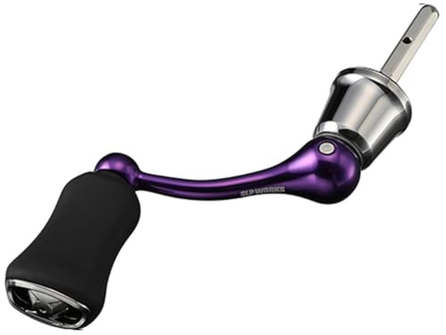 ダイワslpワークスDaiwa Slp Works SLPW マシンカットシャフトハンドルセット Iシェイプ ハンドルノブ付 50mm パープル