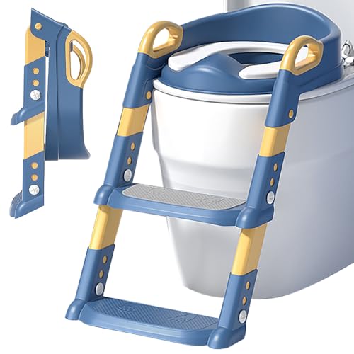 ブルー/-/-・Color:ブルー・高さ調節機能: 6段階の高さ調節が可能で、お子様の成長に合わせて最適な高さに設定できます・安全設計: 滑り止めペダルと特大クッションを採用し、安定性と快適性を確保します・素材仕様: PP/TPR/PVC素材を使用し、水洗い可能で耐久性に優れています・コンパクトサイズ: 54×35×44cmのサイズで、トイレに設置しやすく、収納も簡単です・使いやすい設計: ハイバックと丸みを帯びた手すりで、お子様が安心して使用できますお子様のトイレトレーニングをサポートする補助便座です。54×35×44cmのサイズで、PP/TPR/PVC素材を使用し、耐久性と快適性を両立しています。特徴的な青とイエローのツートンカラーデザインで、お子様が楽しくトイレトレーニングに取り組めます。6段階の高さ調節機能により、お子様の成長に合わせて最適な高さに設定可能。特大クッションシートで座り心地が良く、滑り止めペダルで安全性も確保。持ち手は丸みを帯びた設計で、お子様が掴みやすく安定感があります。ハイバックデザインで背もたれがしっかりとしており、正しい姿勢でのトイレトレーニングをサポートします。水洗いができるので、いつでも清潔に保てます。成長するお子様の身体に合わせられ、常に正しい姿勢で座ることができる実用的な設計です。