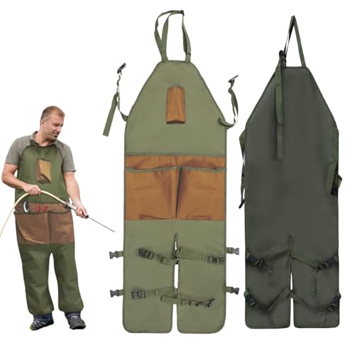 Leixeud 草刈り エプロン 大容量 園芸 ガーデニング 作業用サロペット 作業用家庭菜園 刈り取りレッグ..