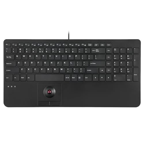 モダンブラック/-/12189・パッケージ個数:1・トラックボール付き有線コンパクトキーボード、様々な産業用および業務用におすすめです。キーボード寸法：397x198x37mm、ケーブル長：1.8m・ポインティング・オプション付きトラックボール内蔵： 高精度14mm光学式トラックボールで、ポインティングを簡単にコントロール。ビルトインナンバーパッドにより、素早く簡単に数字を入力できます。・静音で正確なタイピングが可能な薄型パンタグラフキー; 高品質ABSプリントにより、キーキャップの色擦れを防止; 耐久性のあるパンタグラフキーにより、1 000万回のキー押下寿命を実現・2x USB 2.0ハブを内蔵し、コンピュータのマウス、USBドライブなどUSBデバイスを接続可能・システム要件 Windows 7 8 10 11; パッケージに含まれるもの： パッケージ内容：PERIBOARD-538、マニュアル、12ヶ月