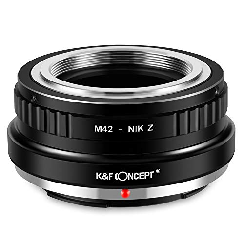 -/M42-NIK Z/-・Size:M42-NIK Z・パッケージ個数:1・対応マウントレンズ：M42レンズ 対応マウントカメラ：Nikon対応 Zマウントカメラに対応 ZF、Z fc、Z9、Z8、Z7、Z7II、Z6、Z6II、Z6III、Z5、Z50、Z30など・MF＆無限遠リングの上に電子接点が付きないで、フォーカスはMFで、絞り調節なども基本的にフルマニュアルとなります。無限遠実現できます。・耐久性＆軽量高品質のアルミニウム合金で高級感がある表面仕上げ、耐久性も大幅に向上しています。軽量・コンパクトなので、持ち運びが容易です。・赤点表記赤点とレンズの取り付け指標をあわせて装着できます。アダプターにあったボタンを押すと、簡単に取り外します。・パッケージとマウントアダプター上のロゴマークが予告なく変更された可能性がございます。