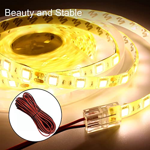 YFFSFDC awg22 電線 ケーブル 20m 22AWG 延長ケーブル コード 電線 2芯 LEDテープライト 単色用延長ケーブル LED
