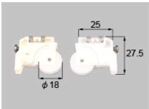 樂天商城 - LIXIL メンテナンス部品 窓 サッシ用部品 網戸 戸車マド テラス ランマ ホワイトFNMS014 *製品色・形状等仕様変更になる場合があり