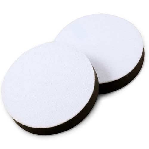 付属品 2 x 5 フォームバッファリングパッド。・HOOK & LOOP 面ファスナーで、サンディングディスクの取り外しと交換が素早く簡単になり、サンディングパッドのずれや回転を防止します。・ソフトフォーム 耐久性のあるソフトなスポンジで構成されています。バッキングパッドの損傷を防ぎ、ディスクパッドをサポートすることで、研磨剤の切れ味を向上させ、よりエッジの立ったサンディングを可能にします。・用途●木製椀などの凹凸研磨に。木製のお椀など、表面の凹凸のある研磨に適しています。サンディングディスクをフック＆ループ式のサンディングバッキングパッドに装着して使用できますので、サンディングディスク専用のバッキングパッドを用意する必要がありません。・サイズ 直径：5インチ（ほぼ125mm）。厚み：0.87インチ22mm。
