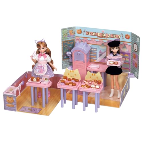 C TOMY・電池は使用しません。商品紹介 パッとひらいてどこでもオープンぽっぷなショップシリーズ。 ねこちゃんデザインのかわいいパン屋さんねこねこベーカリーが登場 いろんなレイアウトで楽しめちゃう。 かわいいねこちゃんデザインのパン21個...