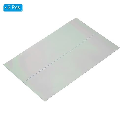 PATIKIL 20x30 cm 偏光フィルムシート 2個 粘着型偏光板 直線偏光フィルター スク...