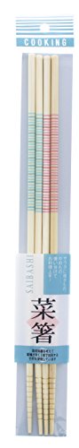 イシダ 日本製 箸 菜箸 カブキ すべり止め 2P 33cm