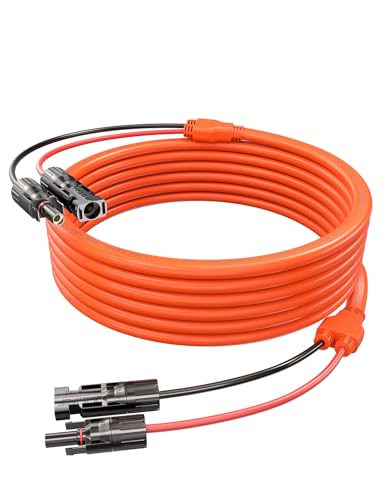 Rakuten - Tonton 3m MC4ケーブル 10AWG 6mm2ソーラー延長ケーブルソーラーパネル接続用 太陽光パネル用延長コード MC4コネクター I