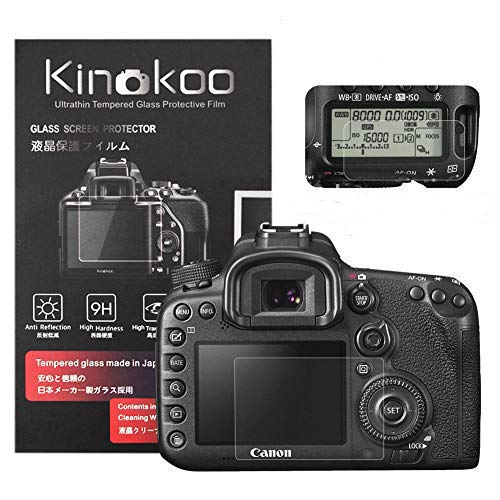 7D Mark2/液晶モニターと表示パネル用フィルムセット/-・Size:液晶モニターと表示パネル用フィルムセットColor:7D Mark2・パッケージ個数:1・セット内容：液晶モニター用ガラスプロテクター*2枚　表示バネル用高性能保護フイルム*2枚、クロス2枚、取付ツール2セット・表面硬度 9H厚さ0.25mmのガラスフィルムです。鋭利なものが当たってもキズが付きにくい表面硬度11Hの強化ガラスが、ガラス表面を美しいまま保ち大切なカメラの液晶をキズから守ります。