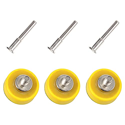 Rakuten - LEONTOOL サンディングパッド サンダーパッド 25mm 3個 マジックパッド 研磨パッド ランダムサンダー用 サンドペーパー用 木工 車