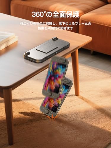 LVFAN Switch 2用 ケース 保護カバー スイッチ2 ケース 衝撃吸収 高耐久性 PC素材 6つのゲームカードスロット付き ポータブル