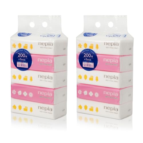 2個セットネピア ティッシュ ソフトパック 400枚200組×10パック 得用 大容量 まとめ買い 業務用