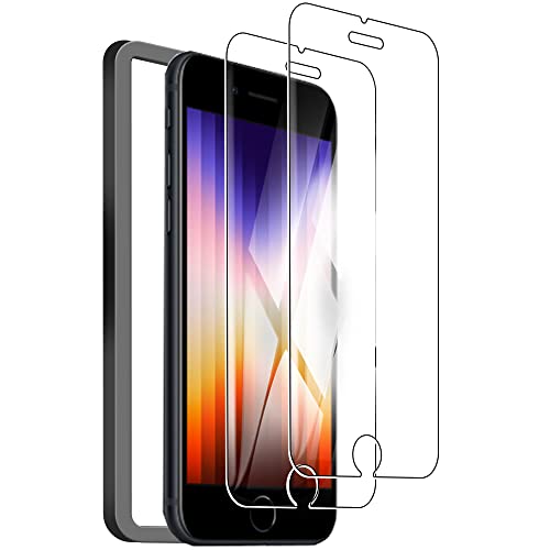 iPhone SE3 / SE2 /iPhone8 /iPhone7 �Ѥ� ���饹�ե���६�������դ� ���ܰ��˻��Ǻ��� ��Ŷ����Ѿ׷� ���饵