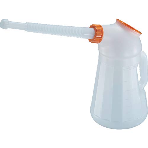 トラスコ中山TRUSCO オイルジョッキ ピノッキオ2L ノズル・本体蓋付 網付 PN-2