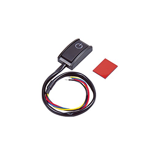 エーモンamon 貼り付けプッシュスイッチ ON-OFF DC12V・200mA 発光色:ホワイト 3225