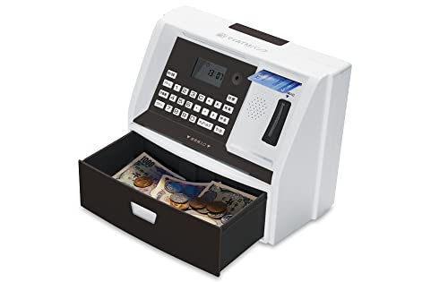 マイATMバンク ブラック KTAT-010B 貯金箱 自動 おもしろ 音声付きで本物のATMそっくり LITHON ライソン