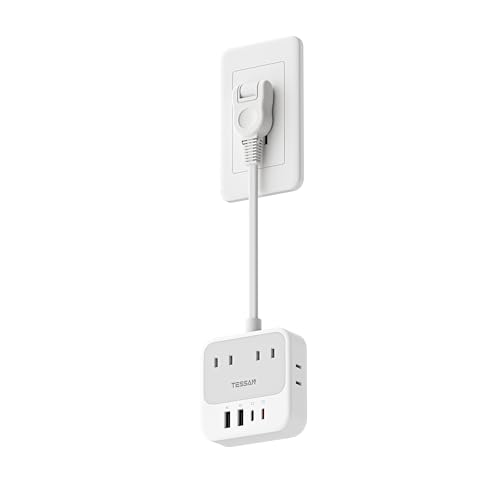 延長コード 短い 20cm 電源タップ usb たこあしコンセント テーブルタップ スイングプラグ 0.2m 超薄型..